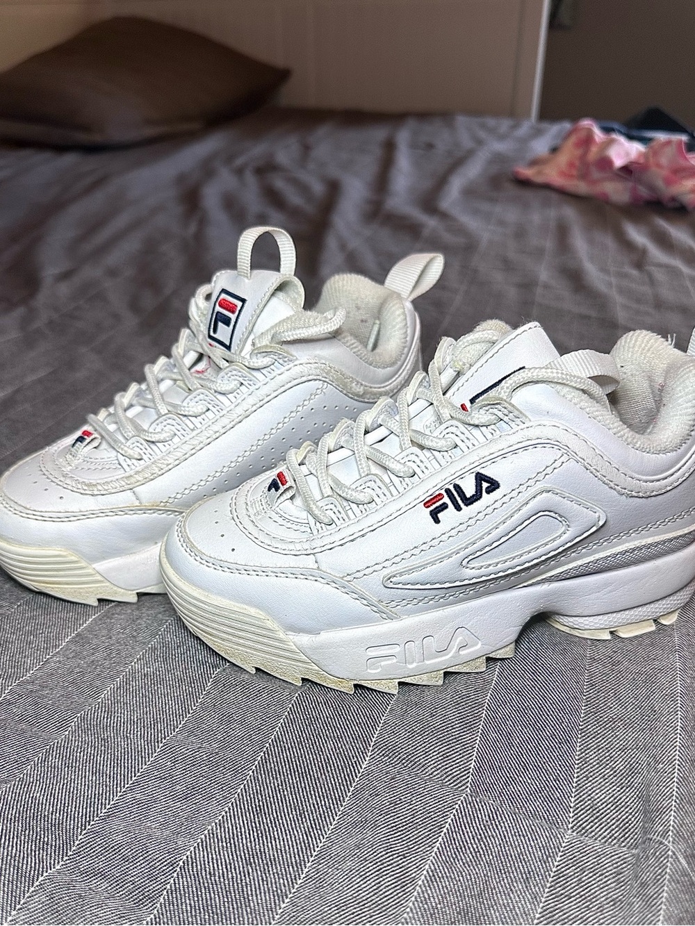 Fila Toddler White Chunky Sneakers